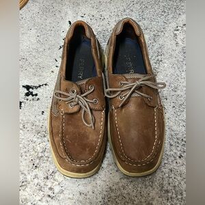 Sperry Tan Leather Men's Boat Shoes